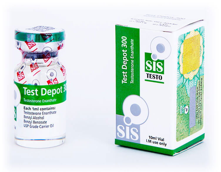 Test Depot 300 vial of 10ml 300mg - SIS LABS | STERO.is