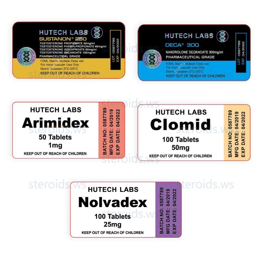 Pack mass classic - 8 settimane (Sustanon - Deca) Hutech Labs