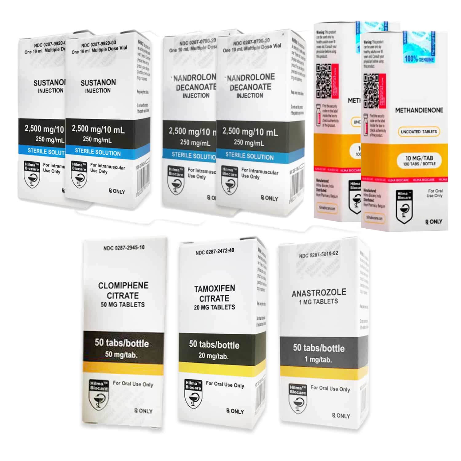 Pack prise de masse NIVEAU III INJECT SUSTANON DECA DIANABOL 8 semaines Hilma 1