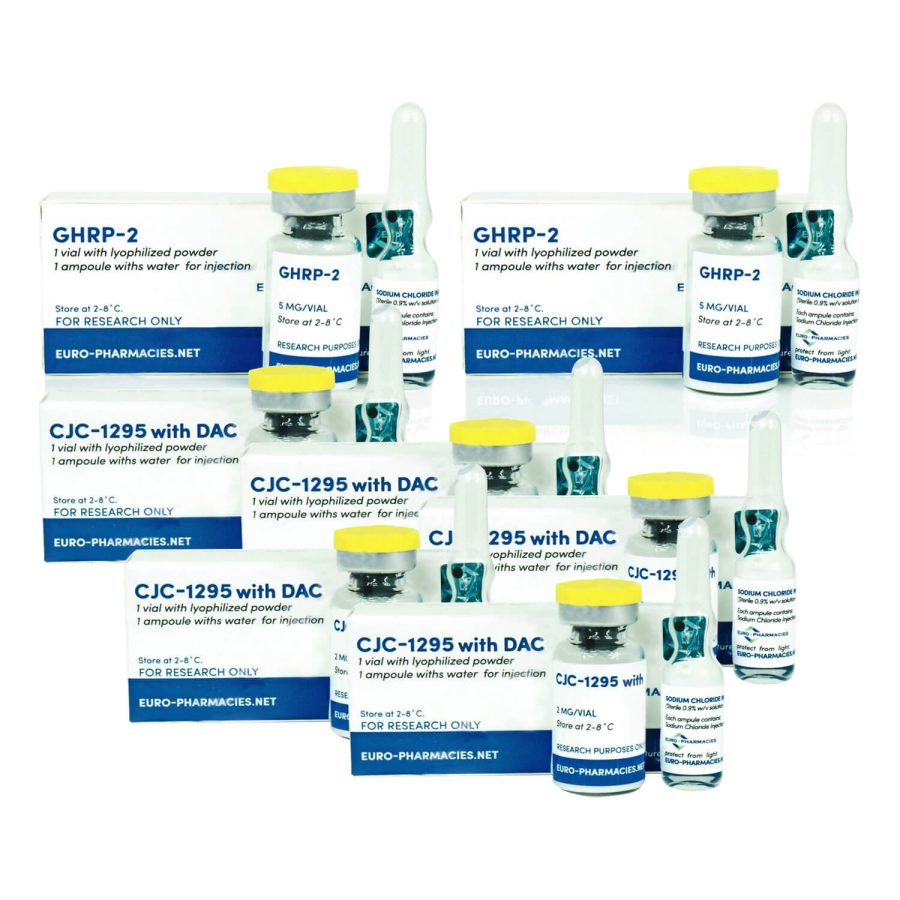 Peptides Pack Bulking Intermediate – 12 týdnů (GHRP-2 / CJC 1295 DAC) Euro lékárny