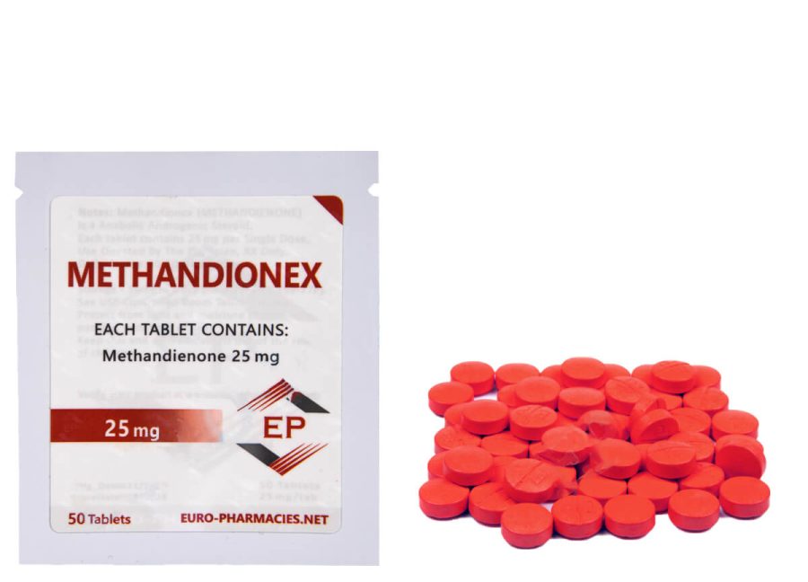 Methandionex 25 (Dianabol) - 25mg/tab -50 tab/bag - Euro Pharmacies