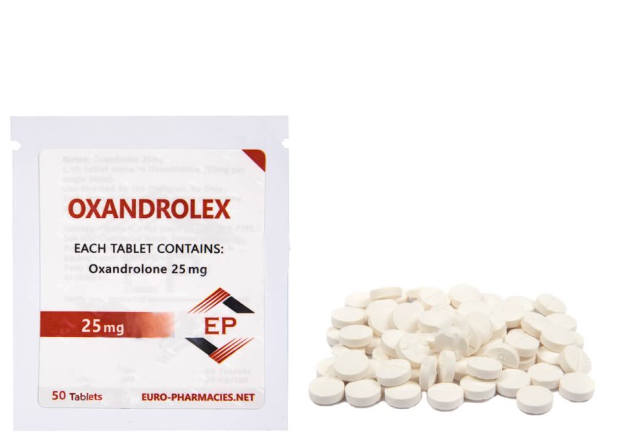 Oxandrolex 25 (Anavar) - 25mg/tab -50 pastilha/saco - Euro Pharmacies