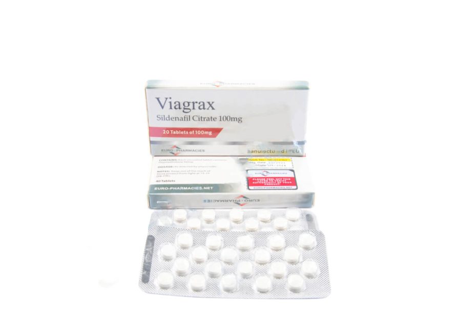 Viagrax (Sildenafil) - 100mg/tab -20 tab/blister - Euro Pharmacies
