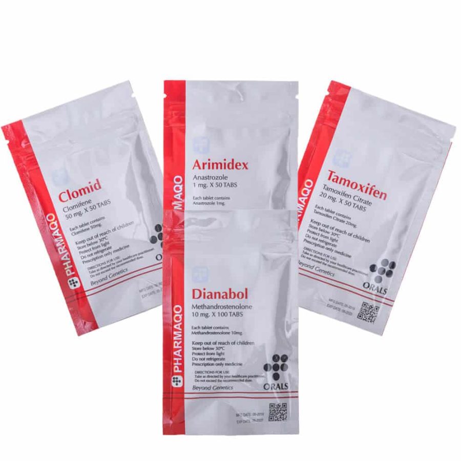 7 balení pro nárůst hmoty Perorální 4 týdny Dianabol Protection PCT Pharmaqo Labs