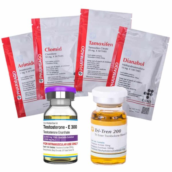 Pacchetto massa magra - 10 settimane (Dianabol - Tri-Tren - Test E) Laboratori Pharmaqo