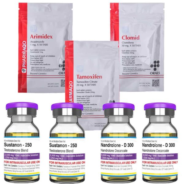 Pacchetto ammassante - avanzato - 8 settimane (Sustanon - Deca) Laboratori Pharmaqo