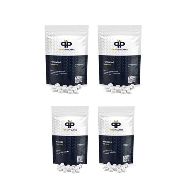 Pacote massa magra iniciante - 6 semanas (Turinabol) Prime Pharma