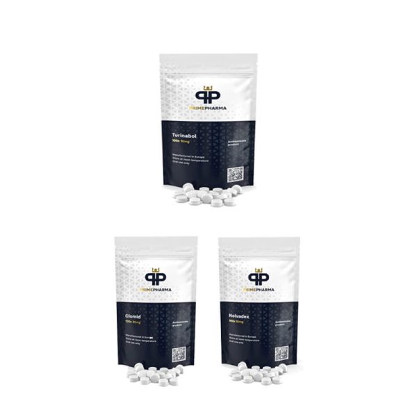 Pacote massa magra iniciante - 4 semanas (Turinabol) Prime Pharma
