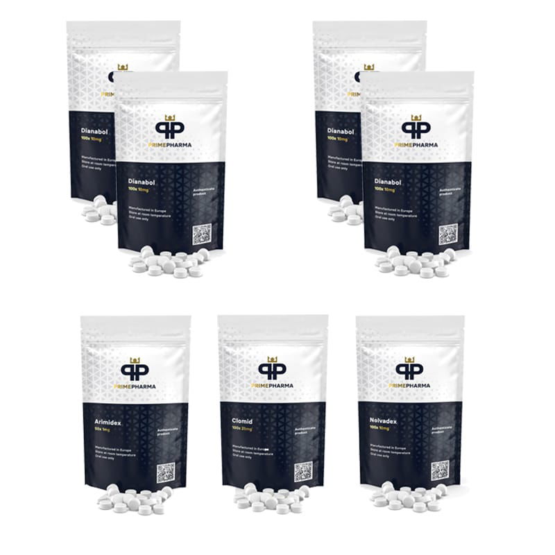 Pack prise de masse ORAL DIANABOL PCT 8 semaines PRIME PHARMA