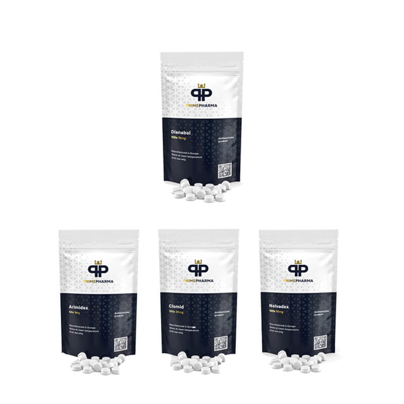 Pack prise de masse ORAL DIANABOL PROTECTION PCT 4 semaines PRIME PHARMA
