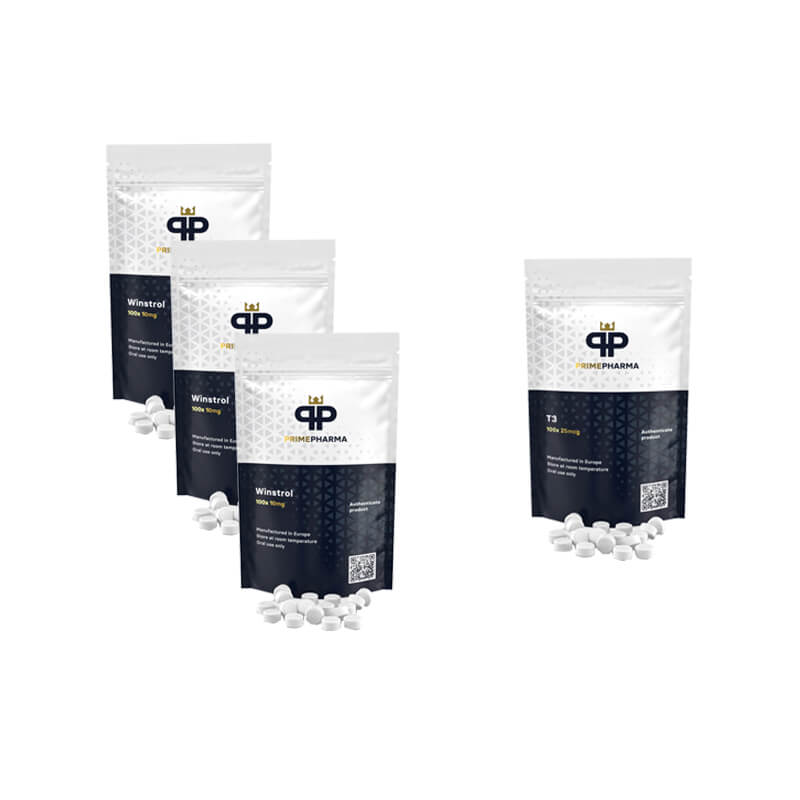 Pack seche Stanozolol T3 Cytomel Steroides oraux 8 Semaines PRIME PHARMA 1