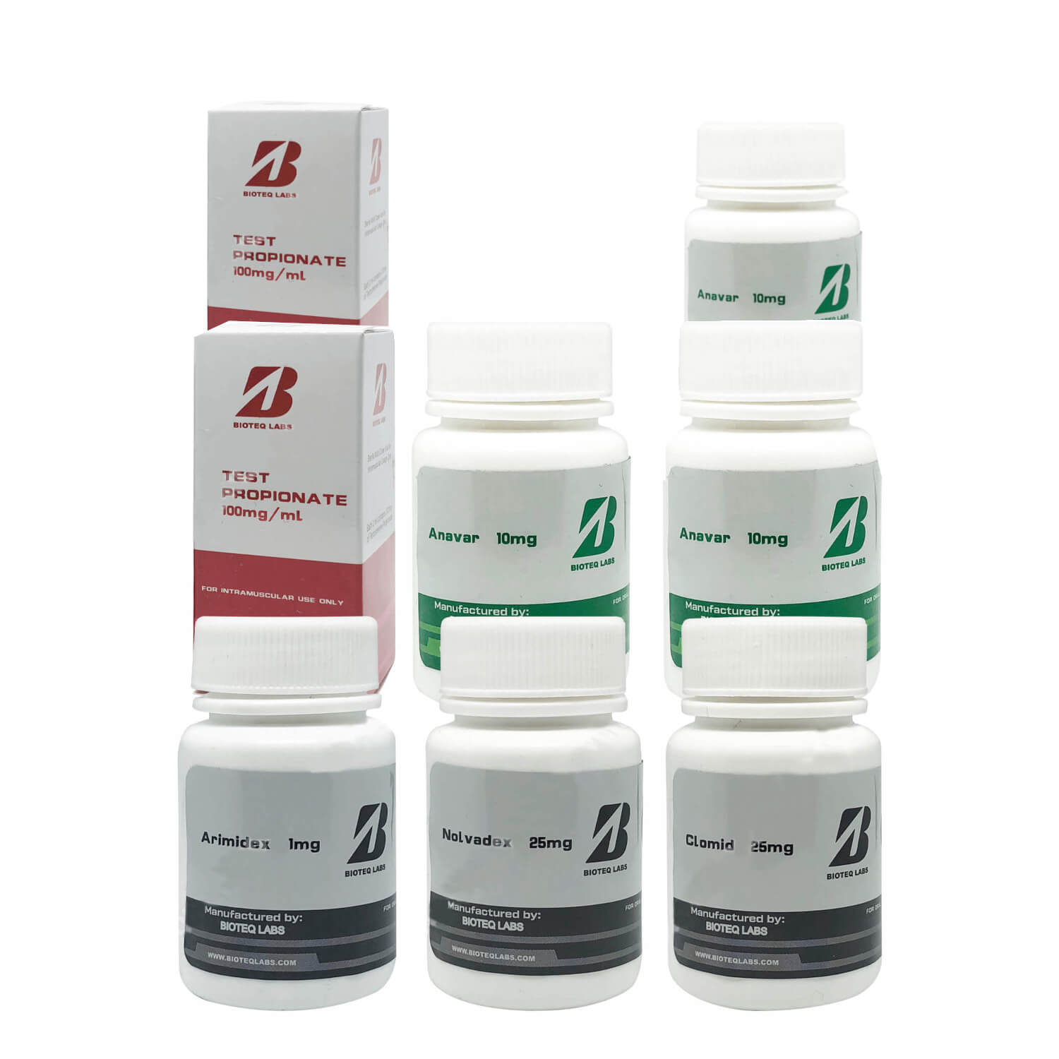 Packstärke Zapfwelle - Anavar / Test-P - 6 Wochen - Bioteq labs