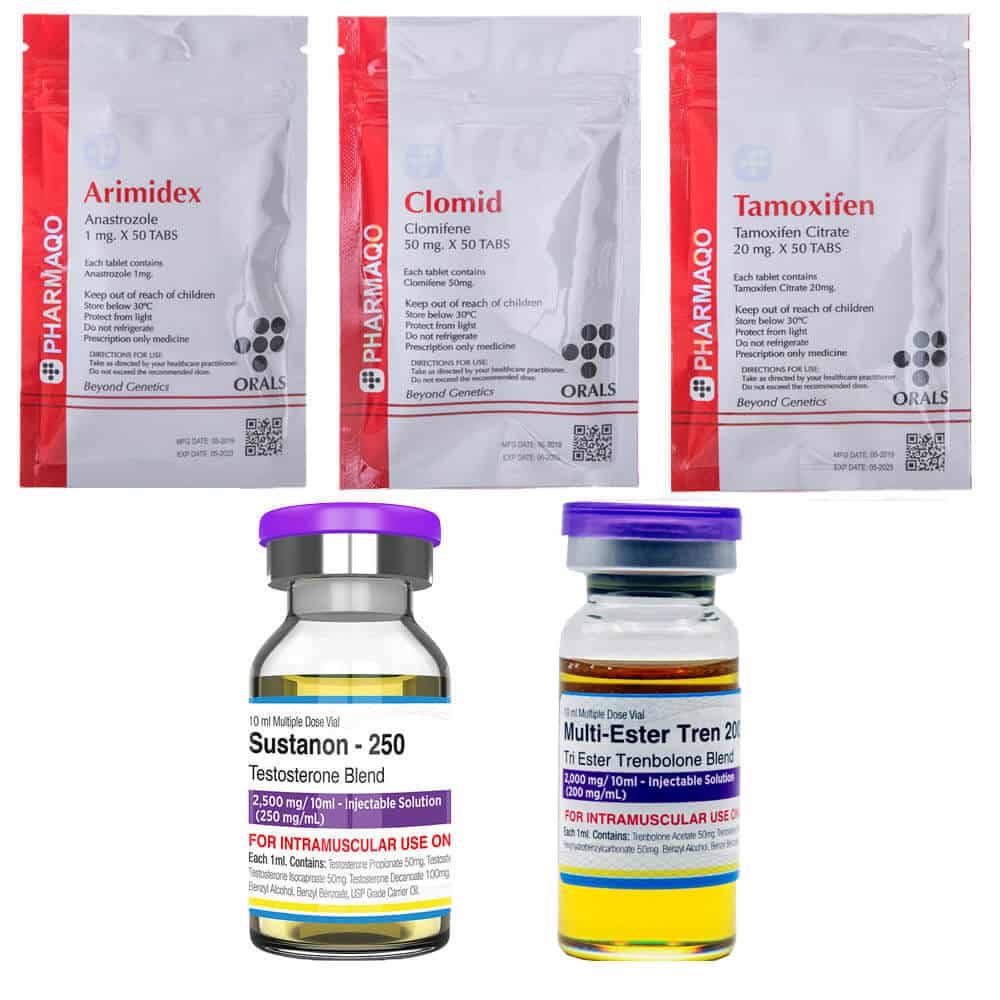 Pack lean mass - 10 weeks (Sustanon - Tri-Tren) Pharmaqo